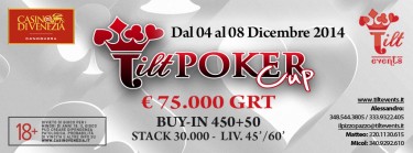Torna la Tilt Poker Cup a Venezia: dal 4 all’8 dicembre tanti tornei… e l’Heads-up Challenge!