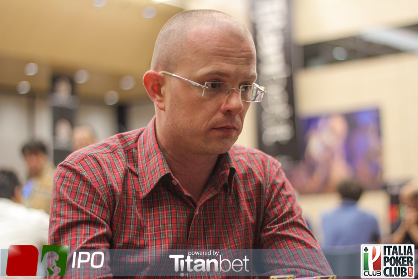 Tommaso Bonini, chipleader del Day2