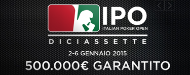 Dal 2 gennaio a Campione d’Italia va in scena l’IPO17 da mezzo milione di montepremi garantito