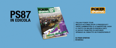 Poker Sportivo n. 87 in edicola e sul tuo tablet!
