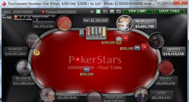 Vince il ‘One Billion Tournament’ su PokerStars.com l’uruguaiano ‘kofi89’: +329,586$ sul conto gioco!