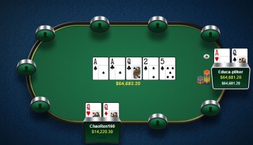 Fantacooler da 65.000$ su PokerStars dot com: Full over Full in heads-up!