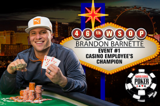 WSOP – a Barnette il primo braccialetto! Fundarò già itm nello shootout, Pescatori al Day 2  dell’evento #3