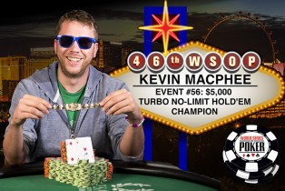 Super MacPhee comanda 16 left un field da urlo al Main Event WSOPE