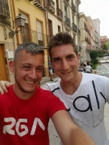 Federico Butteroni incontra Fillippo Candio: “Da lui buoni consigli, aspetto i video per studiare gli avversari”