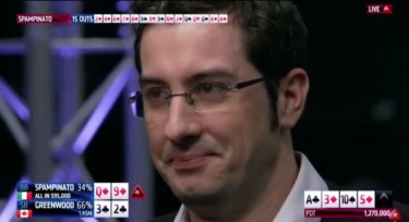 Giulio Spampinato, pokerista per hobby, al Final Day del Main EPT Malta! Sfortunato Escobar, chipleader il bosniaco Bilic