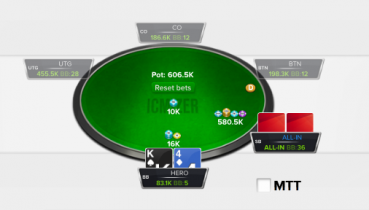 Punti di vista MTT – Blind war a 5 left nel 50€ The Hot: qual è il bottom range di call?