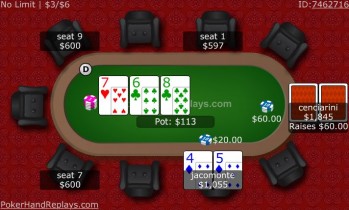 Cash game review – ‘jacomonte87’ passa scala al flop: “La mia mano è troppo vulnerabile!”