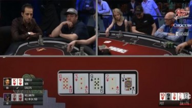 Torelli vs Hellmuth: flush over flush al Poker Night America!