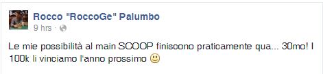 rocco palumbo status eliminazione main scoop