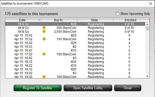 satelliti main event scoop