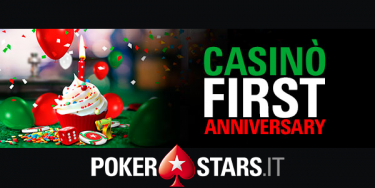 Prima candelina per il Casinò di PokerStars: vinci fino a 50.000€!