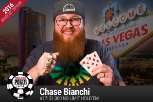 WSOP – Insane run per Chase Bianchi! Braccialetto al primo ITM alle World Series of Poker