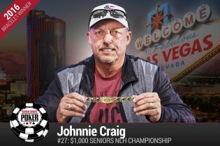 WSOP – Il Seniors Championship dei record va a Johnnie Craig, il russo Ortynskiy vince nel PLO