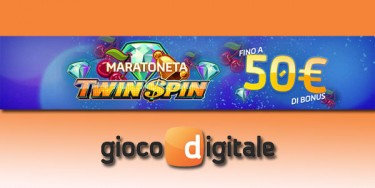 Maratoneta Twin Spin: costruisci il tuo bonus settimanale nel casinò di Gioco Digitale!