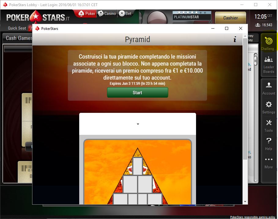 pyramid promo pokerstars