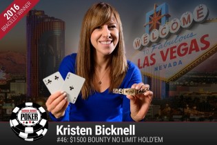 WSOP – Kristen Bicknell prima vincitrice del 2016, Vanessa Selbst al final day dello Shootout