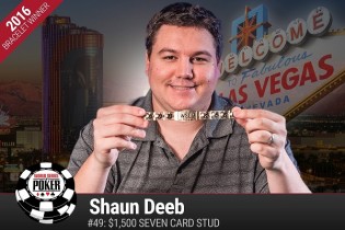 WSOP – Max Pescatori chiude terzo nel Seven Card Stud, vince Shaun Deeb!