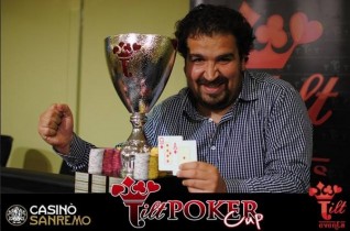 Tilt Poker Cup – Alexander Sette vince 30.000€ a Sanremo, runner-up Luca Poldaretti