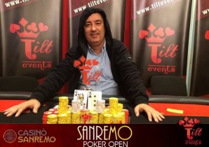 Giorgio Calligaris vince il Sanremo Poker Open beffando sul più bello Danilo Colomba