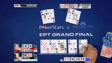 EPT Memories – Steve O’Dwyer vince il Grand Final di Montecarlo con poker di 8… all’ultima mano!