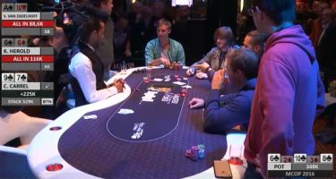 Carrel spumeggiante all’High Roller di Amsterdam: centra straight flush in 3-way e ipoteca il successo
