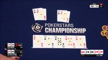 PokerStars Championship – Vogelsang vs Colman e un cooler fantascientifico!