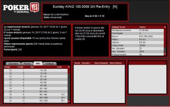 Cinque consigli per giocare al meglio il Sunday King 100.000€ gtd