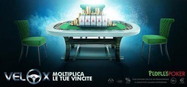 Moltiplicatore massimo su People’s Poker: ‘CandyCash’ vince 96.000€ con un VeloX da 20€!