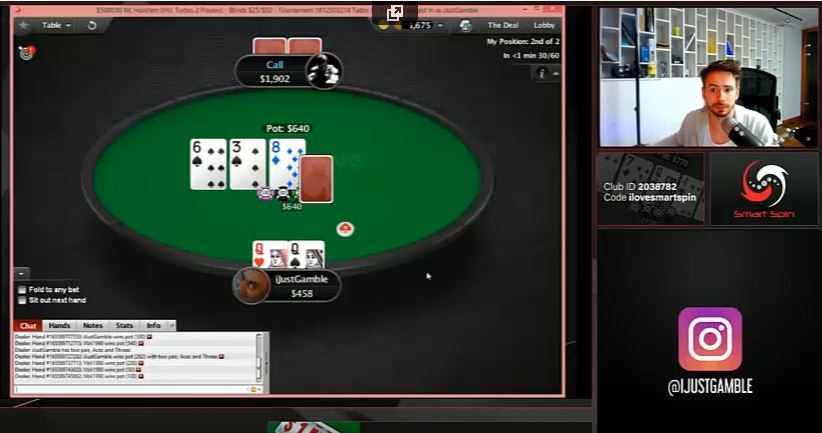 a carte scoperte replay heads up ijustgamble smart spin