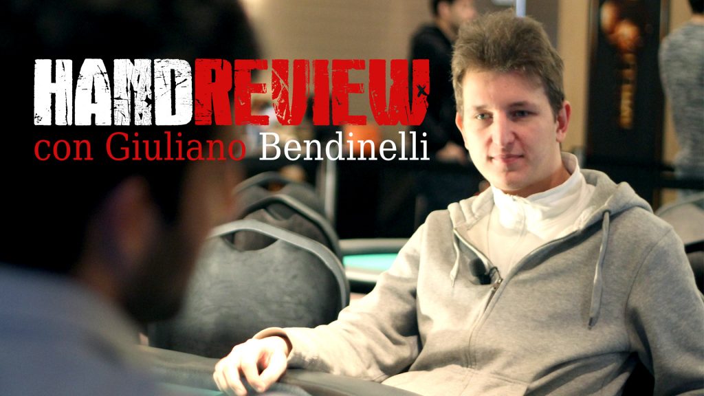 hand review live con giuliano bendinelli