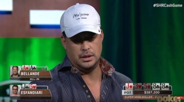 Jean Robert Bellande: “Ho perso un milione e mezzo contro Leon Tsoukernik ubriaco marcio!”