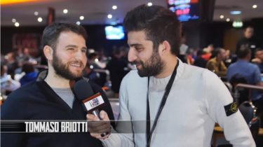 Tommaso Briotti, last italian standing al Millions PartyPoker Nottingham