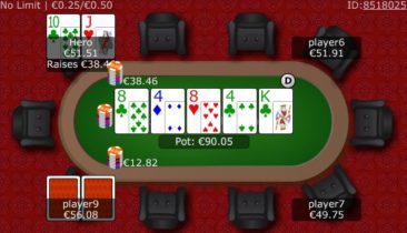 Thinking Process – Doppio floating e raise al river su triple barrell, Bencich: “Deepness e position!”