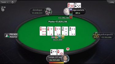 Punti di vista MTT – 4 left al Sunday Special e overbet all-in 5x pot: che fare con trips?