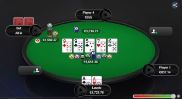 Scintille al NL1000! Alessandro ‘Lausio’ Luciani e un 4-bettato da 4.775€ in bluff catch con gli Assi!