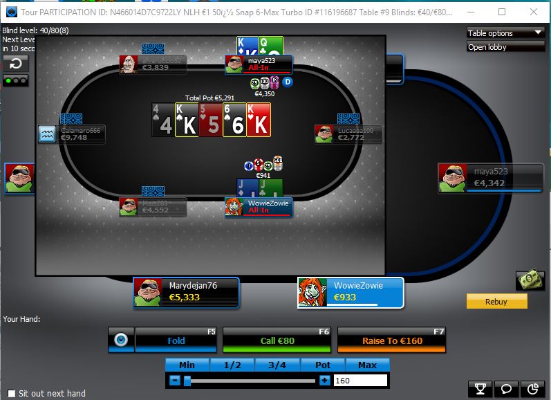 888poker replay sul tavolo