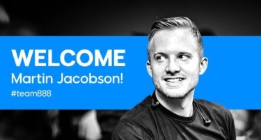 Il team di 888poker dà il benvenuto a un altro pezzo grosso: lo svedese Martin Jacobson