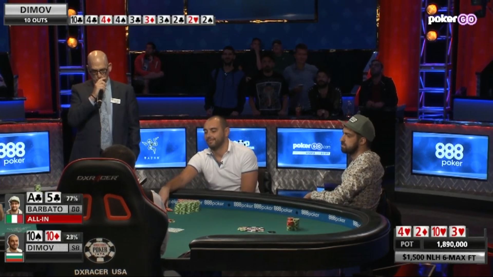 barbato raddoppia tavolo finale wsop