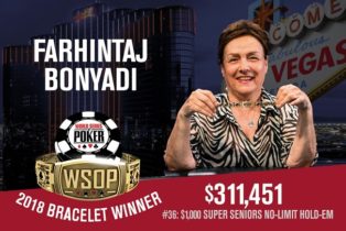 WSOP – Farhintaj Bonyadi è la mamma braccialettata del Super Seniors! Vince anche Yaniv Birman
