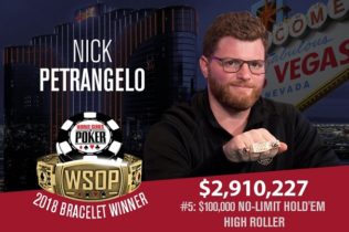 WSOP – Petrangelo vince il suo secondo braccialetto dopo un High Roller dominato