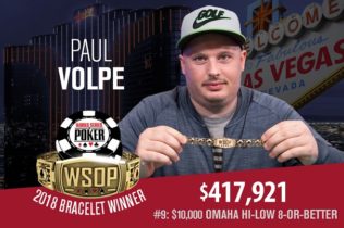 WSOP – Fisicaro scoppiato e 16° nel Colossus! Terzo braccialetto nelle varianti per Paul Volpe