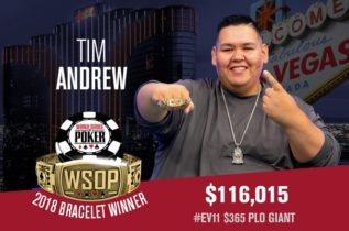 WSOP – Braccialetti a Tim Andrew e Dan Matsuzuki! Galen Hall vuole il Crazy Eights