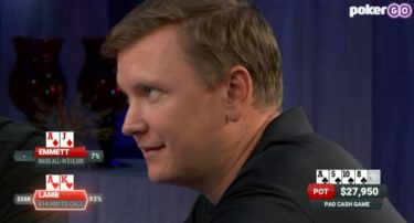 Poker After Dark review – Emmett shova turn, Ben Lamb passa la best hand!