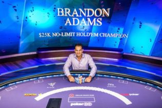 Tre tavoli finali (e una vittoria) nei primi tre eventi del Poker Masters: che tripletta incredibile per Brandon Adams!