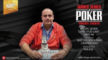 Matteo Crapanzano conquista l’anello a Rozvadov: “Le varianti sono giochi di abilità, l’Holdem no!”