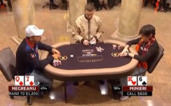 Heads-up memorabili: Negreanu vs Minieri al National Heads-up 2009