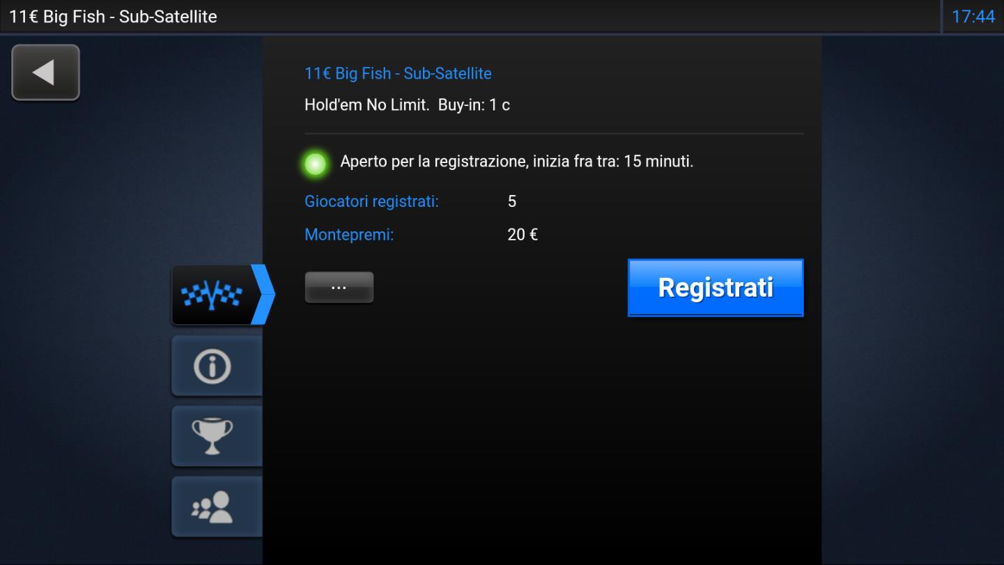 recensione 888poker android gameplay lobby del torneo iscrizione