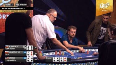 WSOP Europe – Riess domina a 50 left ma l’Italia sogna con Gabrieli, Sun e Sammartino nel Day 4