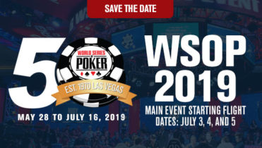 Anticipazione 50° World Series of Poker: il 30 maggio il nuovo 500$ Big 50 da 5 milioni, Main Event il 3 luglio